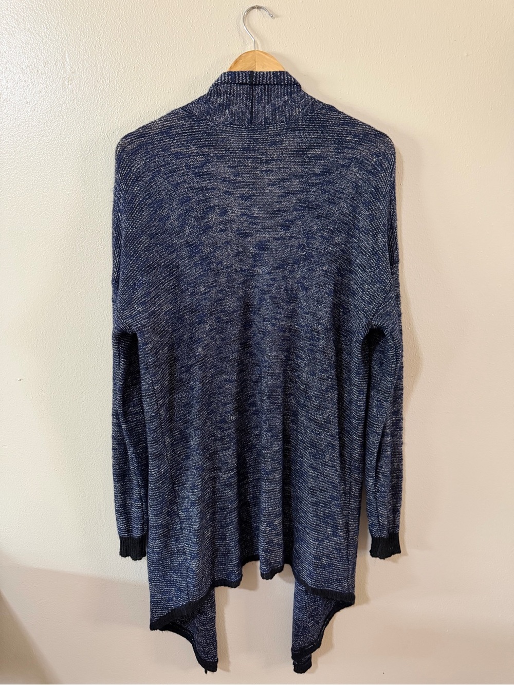 Eileen Fisher | Linen Blend Lagenlook Karma Jacquard Cardigan - Picture 3 of 8